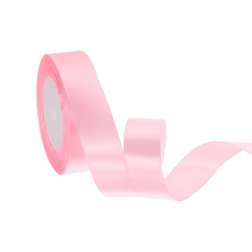 sourcing map Satinband, 2,5 cm, 22 m, solides Polyester-Satinband für Geschenkverpackungen, Hochzeit, Party, Dekoration, Blumenstrauß, Basteln, Weihnachten, Rosa sourcing map Satinband, 2,5 cm, 22 m, solides Polyester-Satinband für Geschenkverpackungen, Hochzeit, Party, Dekoration, Blumenstrauß, Basteln, Weihnachten, Rosa von sourcing map