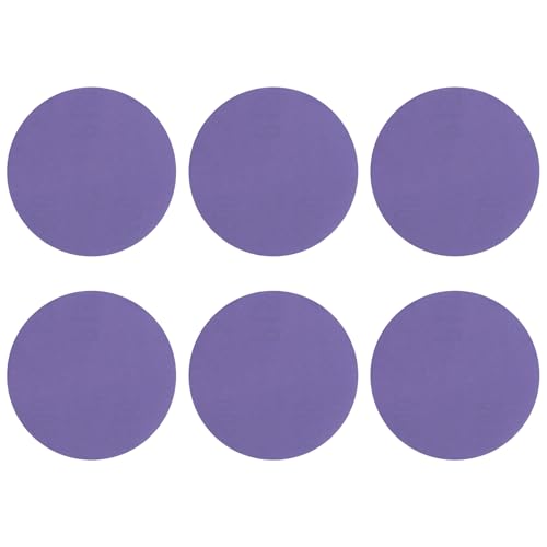 sourcing map Schleifscheiben, 76 mm, Körnung 1500, Klett-Schleifpapier, Exzenterschleifer, Pads für Holzbearbeitung, Automobil, Metallpolitur, Violett, 10 Stück von sourcing map