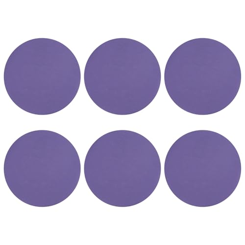 sourcing map Schleifscheiben, 76 mm, Körnung 3000, Klett-Schleifpapier, Exzenterschleifer, Pads für Holzbearbeitung, Automobil, Metallpolitur, Violett, 10 Stück von sourcing map