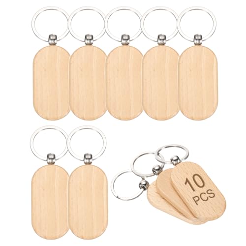 sourcing map Schlüsselanhänger aus Holz, 6,3 x 3,3 cm, Schienenform, Holz-Schlüsselanhänger, Rohlinge, Holzgravur, Rohlinge, unlackierte Schlüsselanhänger für DIY-Geschenke, Basteln, 10 Stück sourcing map Schlüsselanhänger aus Holz, 6,3 x 3,3 cm, Schienenform, Holz-Schlüsselanhänger, Rohlinge, Holzgravur, Rohlinge, unlackierte Schlüsselanhänger für DIY-Geschenke, Basteln, 10 Stück von sourcing map