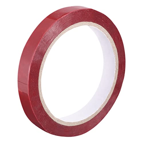 sourcing map Sicherheitsverpackungsband 9/16″x 55 Yards x 2 Mil maschinenlesbar Klebeband Rot von sourcing map