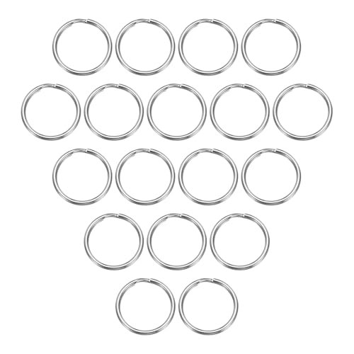 sourcing map Spaltringe, 0,1 cm dick, 1,8 cm Außendurchmesser, 304 Edelstahl, offener Biegering, solide Schlüsselanhänger-Schlaufe, Schnalle für Schlüsselanhänger, Autoschlüssel, 30 Stück sourcing map Spaltringe, 0,1 cm dick, 1,8 cm Außendurchmesser, 304 Edelstahl, offener Biegering, solide Schlüsselanhänger-Schlaufe, Schnalle für Schlüsselanhänger, Autoschlüssel, 30 Stück von sourcing map