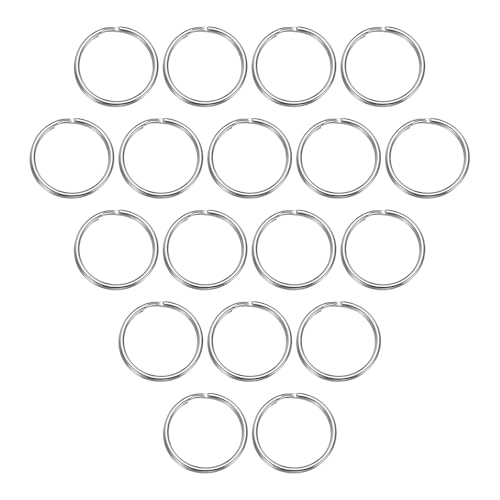sourcing map Spaltringe, 0,2 cm dick, 2,5 cm Außendurchmesser, 304 Edelstahl, offener Biegering, solide Schlüsselanhänger-Schlaufe, Schnalle für Schlüsselanhänger, Autoschlüssel, 40 Stück sourcing map Spaltringe, 0,2 cm dick, 2,5 cm Außendurchmesser, 304 Edelstahl, offener Biegering, solide Schlüsselanhänger-Schlaufe, Schnalle für Schlüsselanhänger, Autoschlüssel, 40 Stück von sourcing map