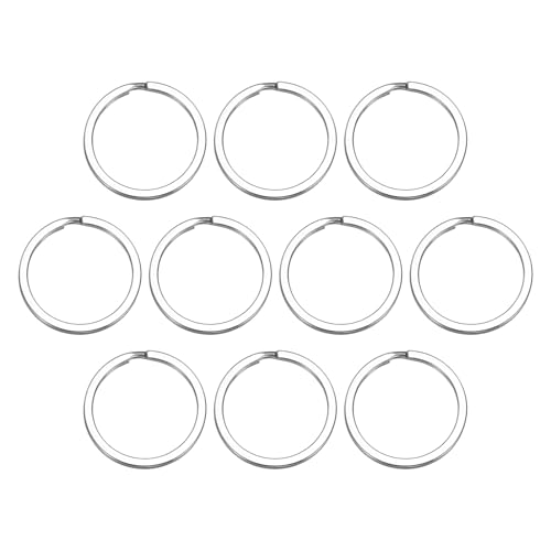 sourcing map Spaltringe, 0,2 cm dick, 3,5 cm Außendurchmesser, 304 Edelstahl, offener Biegering, solide, flache Schlüsselanhänger-Schlaufe, Schnalle für Schlüsselanhänger, Autoschlüssel, 10 Stück sourcing map Spaltringe, 0,2 cm dick, 3,5 cm Außendurchmesser, 304 Edelstahl, offener Biegering, solide, flache Schlüsselanhänger-Schlaufe, Schnalle für Schlüsselanhänger, Autoschlüssel, 10 Stück von sourcing map