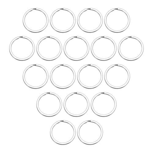sourcing map Spaltringe, 0,2 cm dick, 3,5 cm Außendurchmesser, 304 Edelstahl, offener Biegering, solide, flache Schlüsselanhänger-Schlaufe, Schnalle für Schlüsselanhänger, Autoschlüssel, 20 Stück sourcing map Spaltringe, 0,2 cm dick, 3,5 cm Außendurchmesser, 304 Edelstahl, offener Biegering, solide, flache Schlüsselanhänger-Schlaufe, Schnalle für Schlüsselanhänger, Autoschlüssel, 20 Stück von sourcing map