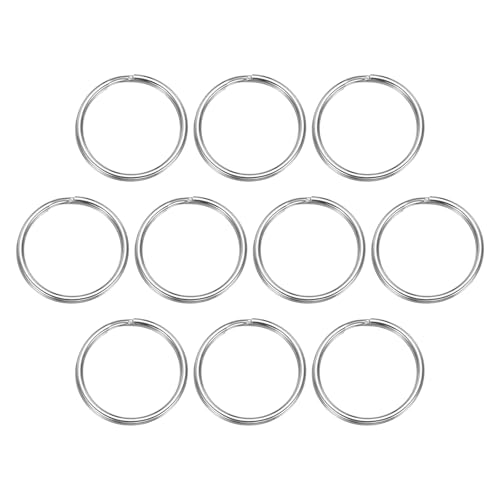 sourcing map Spaltringe, 0,2 cm dick, 3,5 cm Außendurchmesser, 304 Edelstahl, offener Biegering, solide Schlüsselanhänger-Schlaufe, Schnalle für Schlüsselanhänger, Autoschlüssel, 10 Stück sourcing map Spaltringe, 0,2 cm dick, 3,5 cm Außendurchmesser, 304 Edelstahl, offener Biegering, solide Schlüsselanhänger-Schlaufe, Schnalle für Schlüsselanhänger, Autoschlüssel, 10 Stück von sourcing map