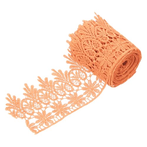 sourcing map Spitzenband mit Blumenmuster, 7,6 cm breit, 2,7 m, dunkelrosa, bestickter Rand, Spitzenborte für Näharbeiten, Bastelarbeiten, Geschenkverpackungen, Hochzeitsdekoration sourcing map Spitzenband mit Blumenmuster, 7,6 cm breit, 2,7 m, dunkelrosa, bestickter Rand, Spitzenborte für Näharbeiten, Bastelarbeiten, Geschenkverpackungen, Hochzeitsdekoration von sourcing map