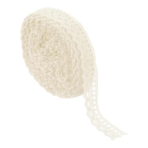 sourcing map Spitzenborte, 4,5 m, 1,27 cm, Vintage-Spitzenbänder für Heimwerker, Nähen, Handwerk, Geschenkverpackung, Dekoration, Hochzeit, Stirnbänder, Beige sourcing map Spitzenborte, 4,5 m, 1,27 cm, Vintage-Spitzenbänder für Heimwerker, Nähen, Handwerk, Geschenkverpackung, Dekoration, Hochzeit, Stirnbänder, Beige von sourcing map