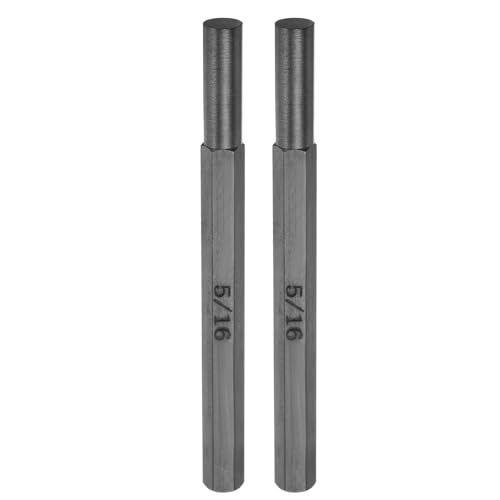sourcing map Splinttreiber, 0,6 cm (5/16 Zoll), nicht beschädigend, Karbonstahl, zylindrische Ausrichtung, Mittelloch, Stiftwerkzeug für Uhren-Reparatur, Automobilschmuck, Handwerk, 2 Stück von sourcing map