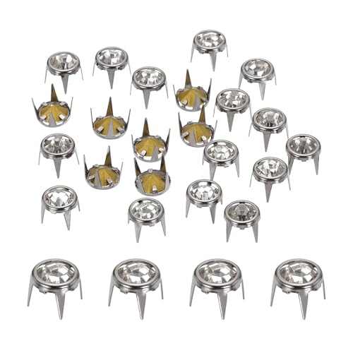 sourcing map Strass-Perlen mit spitzer Unterseite, 8 mm, 50 Stück, mit spitzer Unterseite, Kristallkrallen-Perlen, Nagelkopf für Heimwerker, Lederhandwerk, Dekoration, Kleidung, Schuhe, Gürtel sourcing map Strass-Perlen mit spitzer Unterseite, 8 mm, 50 Stück, mit spitzer Unterseite, Kristallkrallen-Perlen, Nagelkopf für Heimwerker, Lederhandwerk, Dekoration, Kleidung, Schuhe, Gürtel von sourcing map