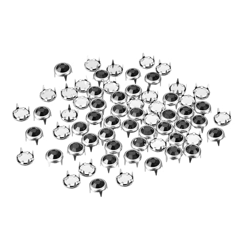 sourcing map Strassstein-Nieten, 6 mm, schillernde Nagelkopf-Nieten, Verzierungen, dekorative Nieten für Heimwerker, Lederhandwerk, Kleidung, Tasche, Gürtel, Schwarz, 200 Stück sourcing map Strassstein-Nieten, 6 mm, schillernde Nagelkopf-Nieten, Verzierungen, dekorative Nieten für Heimwerker, Lederhandwerk, Kleidung, Tasche, Gürtel, Schwarz, 200 Stück von sourcing map