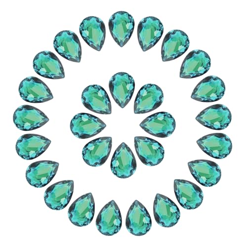 sourcing map Strasssteine in Tropfenform, 7 x 10 mm, Nagelkunst-Charms, K9-Glas, glänzende tropfenförmige Strasssteine, Kristallsteine für DIY-Schmuckherstellung, Handwerk, Seegrün, 42 Stück sourcing map Strasssteine in Tropfenform, 7 x 10 mm, Nagelkunst-Charms, K9-Glas, glänzende tropfenförmige Strasssteine, Kristallsteine für DIY-Schmuckherstellung, Handwerk, Seegrün, 42 Stück von sourcing map