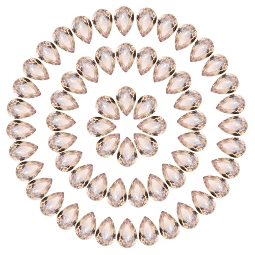 sourcing map Tropfenförmige Strasssteine, 7 x 10 mm, 84 Stück, spitze Rückseite, K9-Glas, glänzende tropfenförmige Strasssteine, Kristallsteine für DIY-Schmuckherstellung, Handwerk, Champagner sourcing map Tropfenförmige Strasssteine, 7 x 10 mm, 84 Stück, spitze Rückseite, K9-Glas, glänzende tropfenförmige Strasssteine, Kristallsteine für DIY-Schmuckherstellung, Handwerk, Champagner von sourcing map