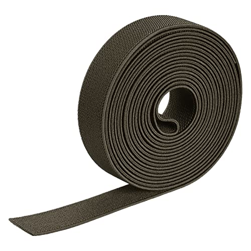 sourcing map Twill-Gummiband, doppelseitig, 2,5 cm, flach, 4 Yard, Strick, elastische Spule, schweres Stretchband, Armeegrün zum Nähen, Bund sourcing map Twill-Gummiband, doppelseitig, 2,5 cm, flach, 4 Yard, Strick, elastische Spule, schweres Stretchband, Armeegrün zum Nähen, Bund von sourcing map