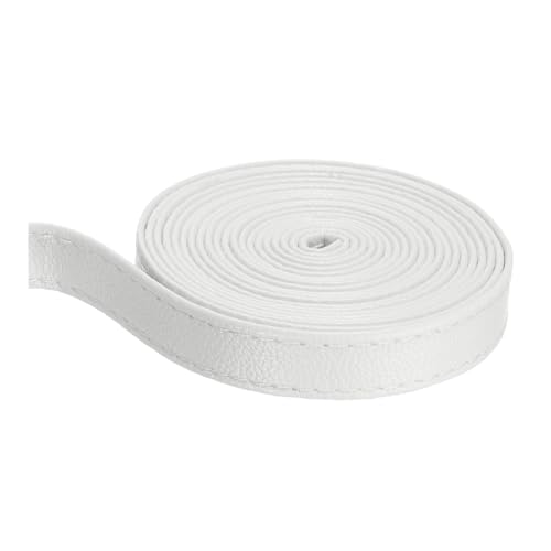 sourcing map Weißes Lederband, 10 mm breit, doppelseitig, 508 cm lang, flach, Ledergürtel für Schultertasche, Kleidungsgürtel, Taschengriffe, Handwerk sourcing map Weißes Lederband, 10 mm breit, doppelseitig, 508 cm lang, flach, Ledergürtel für Schultertasche, Kleidungsgürtel, Taschengriffe, Handwerk von sourcing map
