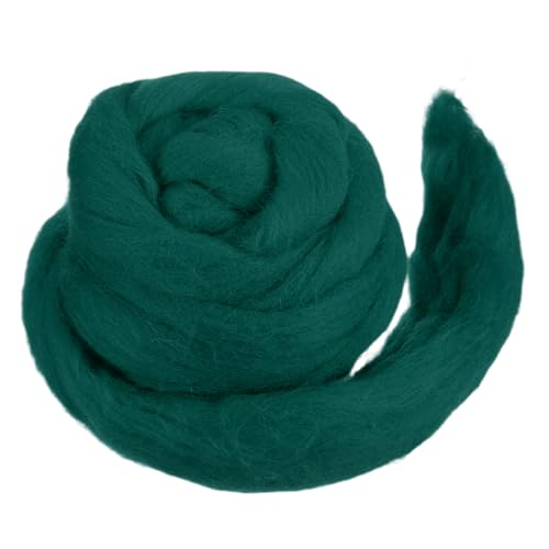 sourcing map Wollgarn, weiche Filzwolle, 50 g, reines grobes Vorgarn für Nadelfilzen, Stricken, Decken, Spinnen, Weben, Kunst, Basteln, Hellgrün sourcing map Wollgarn, weiche Filzwolle, 50 g, reines grobes Vorgarn für Nadelfilzen, Stricken, Decken, Spinnen, Weben, Kunst, Basteln, Hellgrün von sourcing map