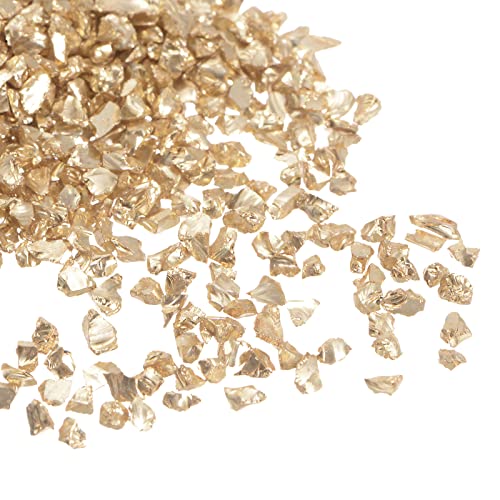 sourcing map Zerkleinerte Glassplitter 100g/3.5oz 2mm-4mm Unregelmäßige Metallische Glitzerglas für Handwerk DIY Vase Füller Epoxidharz Dekoration, Champagner sourcing map Zerkleinerte Glassplitter 100g/3.5oz 2mm-4mm Unregelmäßige Metallische Glitzerglas für Handwerk DIY Vase Füller Epoxidharz Dekoration, Champagner von sourcing map