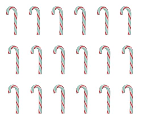 SOWAKA Weihnachts-Süßigkeitenstangen, kleine Polymer-Ton, künstliche Zuckerstangen, 2,8 x 1,1 cm, Dekoration zum Aufhängen an Bäumen, DIY-Dekor, Verzierung, Party-Dekoration, Grün, 20 Stück SOWAKA Weihnachts-Süßigkeitenstangen, kleine Polymer-Ton, künstliche Zuckerstangen, 2,8 x 1,1 cm, Dekoration zum Aufhängen an Bäumen, DIY-Dekor, Verzierung, Party-Dekoration, Grün, 20 Stück von sowaka