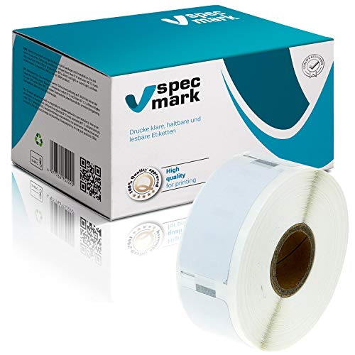 specmark 1 Etiketten-Rolle kompatibel mit DYMO 11352 25mm x 54mm S0722520 500 Stück kompatibel zu allen Etikettendruckern Label-Writer 450 4XL Seiko-SLP specmark 1 Etiketten-Rolle kompatibel mit DYMO 11352 25mm x 54mm S0722520 500 Stück kompatibel zu allen Etikettendruckern Label-Writer 450 4XL Seiko-SLP von specmark