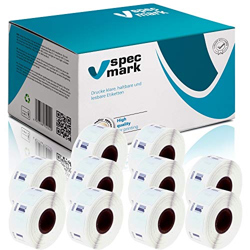 specmark 10 Etiketten-Rollen kompatibel mit DYMO S0929120 25mm x 25mm S0929120 750 Stück kompatibel zu allen Etikettendruckern LabelWriter 450 4XL Seiko-SLP specmark 10 Etiketten-Rollen kompatibel mit DYMO S0929120 25mm x 25mm S0929120 750 Stück kompatibel zu allen Etikettendruckern LabelWriter 450 4XL Seiko-SLP von specmark