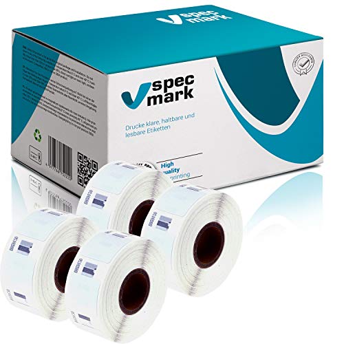 specmark 4 Etiketten-Rollen kompatibel mit DYMO S0929120 25mm x 25mm S0929120 750 Stück kompatibel zu allen Etikettendruckern LabelWriter 450 4XL Seiko-SLP specmark 4 Etiketten-Rollen kompatibel mit DYMO S0929120 25mm x 25mm S0929120 750 Stück kompatibel zu allen Etikettendruckern LabelWriter 450 4XL Seiko-SLP von specmark