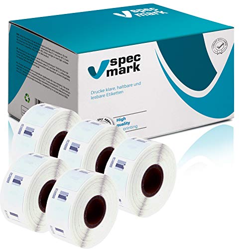 specmark 5 Etiketten-Rollen kompatibel mit DYMO S0929120 25mm x 25mm S0929120 750 Stück kompatibel zu allen Etikettendruckern LabelWriter 450 4XL Seiko-SLP specmark 5 Etiketten-Rollen kompatibel mit DYMO S0929120 25mm x 25mm S0929120 750 Stück kompatibel zu allen Etikettendruckern LabelWriter 450 4XL Seiko-SLP von specmark