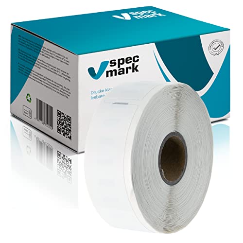 specmark Etiketten-Rolle kompatibel mit DYMO 1933085 19mm x 64mm 450 Stück kompatibel zu allen Etikettendruckern LabelWriter 450, 4XL, Seiko-SLP | Durable Etiketten Polypropylen von specmark