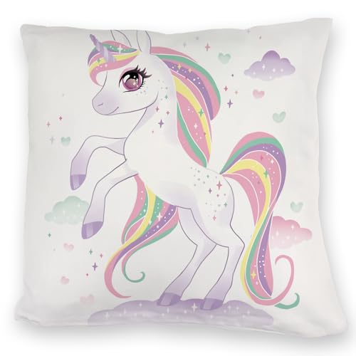 Einhorn Kuschelkissen mit Wolkenhintergrund EIN magisches DekoKuschelkissen für das Kinderzimmer Kindergeburtstag Zauber Magie Märchen Sprüche Glitzer Pferd Mädchen niedlich Einhorn Kuschelkissen mit Wolkenhintergrund EIN magisches DekoKuschelkissen für das Kinderzimmer Kindergeburtstag Zauber Magie Märchen Sprüche Glitzer Pferd Mädchen niedlich von speecheese