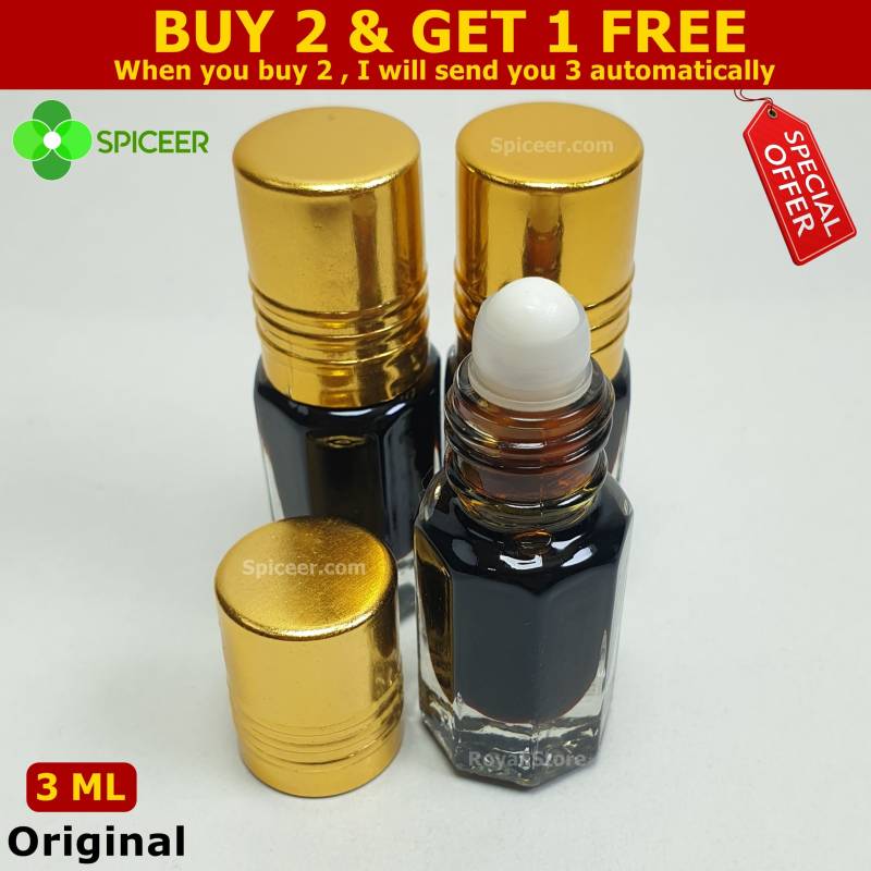 1× Black Musk 3Ml Parfümöl Strong Aroma Ball Roller Arabisch Islamisch موو اووو | Kaufen 2 Get & 1 Free von spiceer