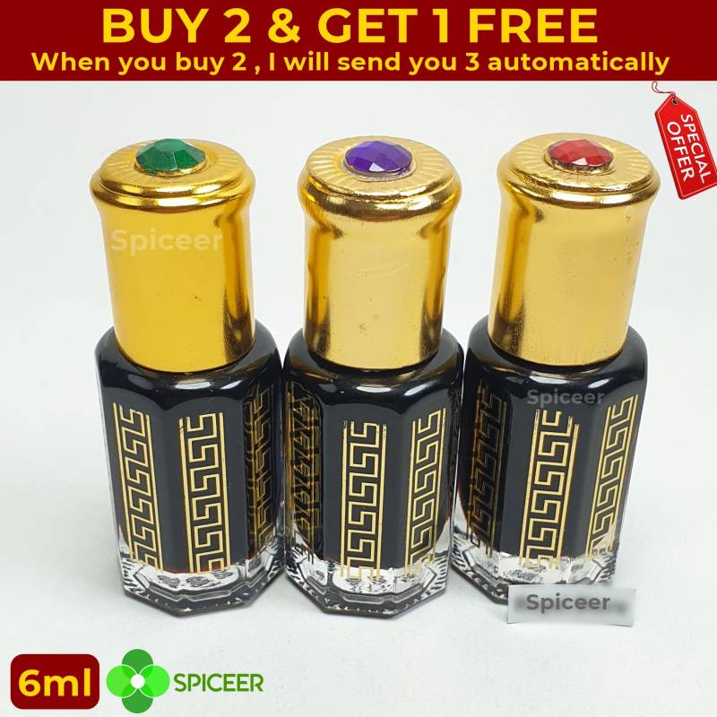 1× Black Musk 6Ml | Buy 2 Get & 1 Free Parfümöl Strong Aroma Arabic Islamic موو اووو von spiceer