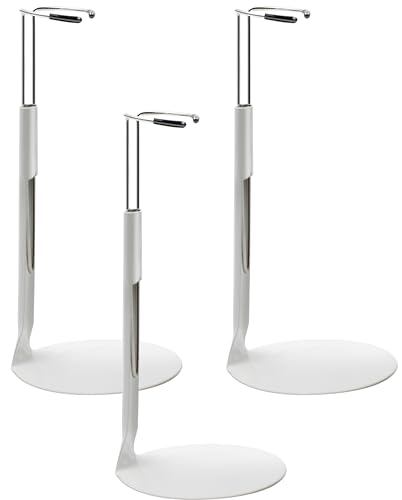 spircol Schwarzer verstellbarer Puppenständer, passend für 25,4 cm, 28,9 cm, 30,5 cm, 33 cm und 35,6 cm große Puppen oder Actionfiguren, Taille ist 5,1 bis 6,3 cm breit, 14 cm bis 22,9 cm (3 Stück spircol Schwarzer verstellbarer Puppenständer, passend für 25,4 cm, 28,9 cm, 30,5 cm, 33 cm und 35,6 cm große Puppen oder Actionfiguren, Taille ist 5,1 bis 6,3 cm breit, 14 cm bis 22,9 cm (3 Stück von spircol