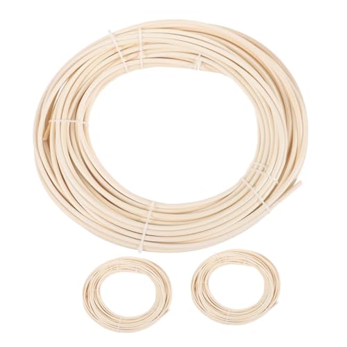 3 Rollen natürliches Rattan-Stift für DIY-Möbelherstellung, 250 g Webmaterial für Korbflechten und Stuhlreparatur 3 Rollen natürliches Rattan-Stift für DIY-Möbelherstellung, 250 g Webmaterial für Korbflechten und Stuhlreparatur von sporful