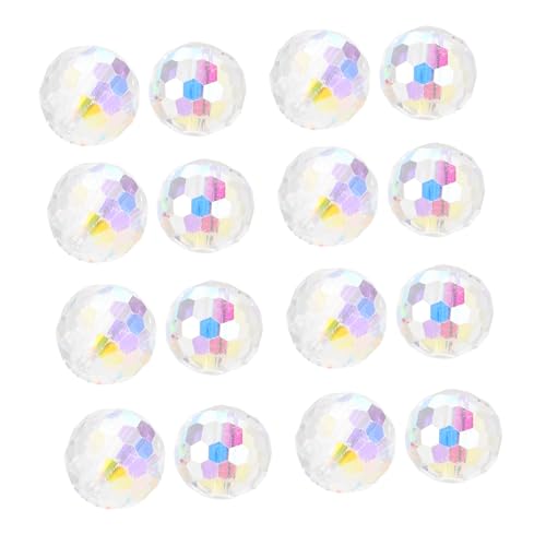 50 Stück facettierte Glasperlen für die Schmuckherstellung – transparentes Bastelzubehör für Armbänder, Halsketten und Ohrringe 50 Stück facettierte Glasperlen für die Schmuckherstellung – transparentes Bastelzubehör für Armbänder, Halsketten und Ohrringe von sporful