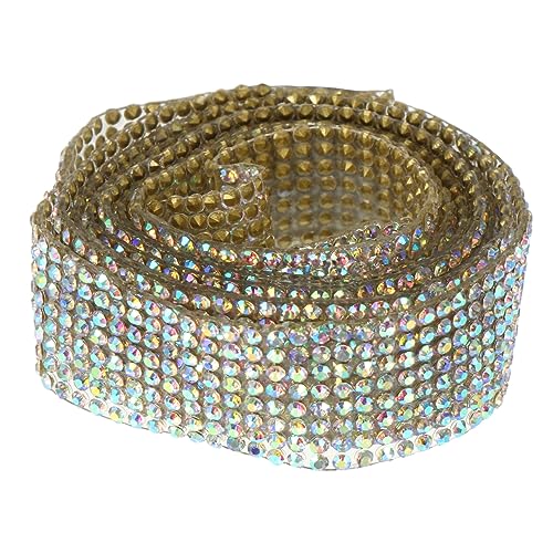 Glitzernde Strass-Wickelrolle für DIY Hochzeit & Handwerk – selbstklebendes Kristallband für Kostüme, Schleier & Accessoires von sporful