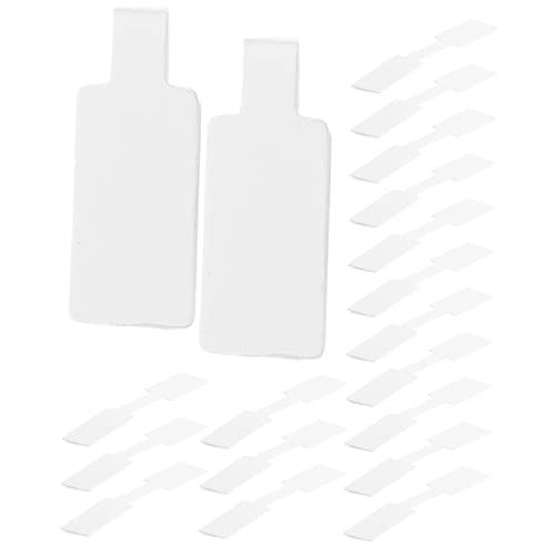 Leere selbstklebende Schmuckanhänger für Preise und Organisation, 7 x 1,3 cm, weiße Etiketten für Ohrringe, Halsketten, Ringe Leere selbstklebende Schmuckanhänger für Preise und Organisation, 7 x 1,3 cm, weiße Etiketten für Ohrringe, Halsketten, Ringe von sporful