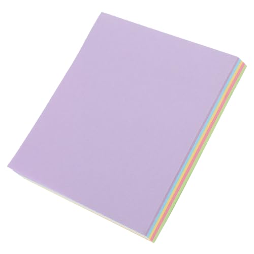 Niedliche Cartoon-Haftnotizen – selbstklebende Notizen für Terminplanung und Planung – Hellviolett – 7,50 x 7,50 x 0,80 cm von sporful