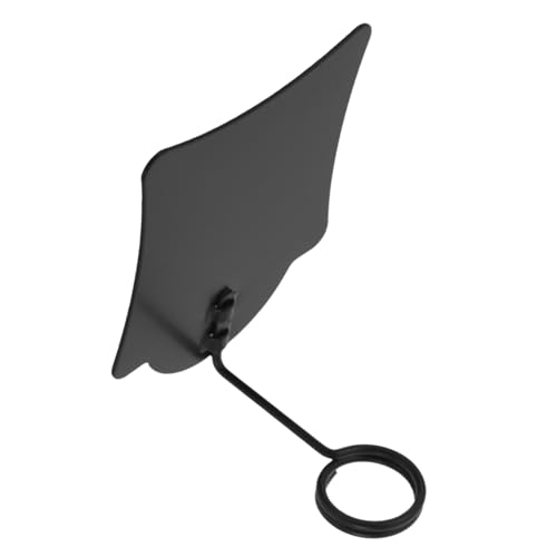 Vertikaler Preisschild-Halter für Bäckerei-Displays, Metall-Kartenhalter, 7,5 x 5,5 x 3,5 cm, Schwarz von sporful