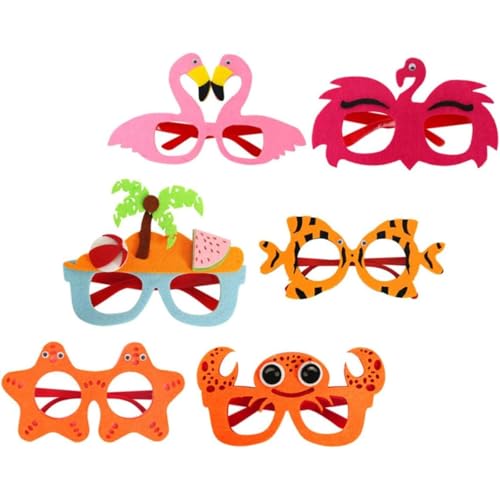 sporful Lustige Sonnenbrillen für Sommer, Strand, Party, Foto-Requisiten, 6 Stück sporful Lustige Sonnenbrillen für Sommer, Strand, Party, Foto-Requisiten, 6 Stück von sporful