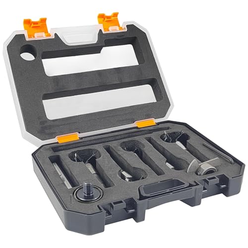 10 Stück Lochfräser Holz Set, Hartmetall Forstnerbohrer Set, Holzbohrer 15, 20, 25, 30, 35 mm, Lochbohrer Holz, Schneckenöffner Scharnierlochbohrer für Holz, Hartholz, Möbel 10 Stück Lochfräser Holz Set, Hartmetall Forstnerbohrer Set, Holzbohrer 15, 20, 25, 30, 35 mm, Lochbohrer Holz, Schneckenöffner Scharnierlochbohrer für Holz, Hartholz, Möbel von srmiqlye
