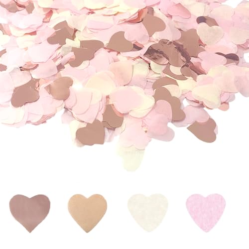 10000 Stück biologisch abbaubares Herz-Konfetti, 100 g, romantisches Seidenpapier in Herzform, für Hochzeiten, Luftballons, Valentinstag, Jahrestag, Geburtstag, Feier, Babyparty, Party, Zeremonie 10000 Stück biologisch abbaubares Herz-Konfetti, 100 g, romantisches Seidenpapier in Herzform, für Hochzeiten, Luftballons, Valentinstag, Jahrestag, Geburtstag, Feier, Babyparty, Party, Zeremonie von starfa lab