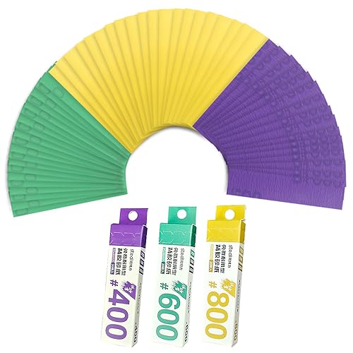 stedi Hobby Model Tools Klebriges Schleifpapier, wasserdicht, Nass/Trocken, austauschbar, wiederverwendbar, Körnung 400, 600, 800, für Kunststoffmodelle, Gunpla, 60 Stück stedi Hobby Model Tools Klebriges Schleifpapier, wasserdicht, Nass/Trocken, austauschbar, wiederverwendbar, Körnung 400, 600, 800, für Kunststoffmodelle, Gunpla, 60 Stück von stedi
