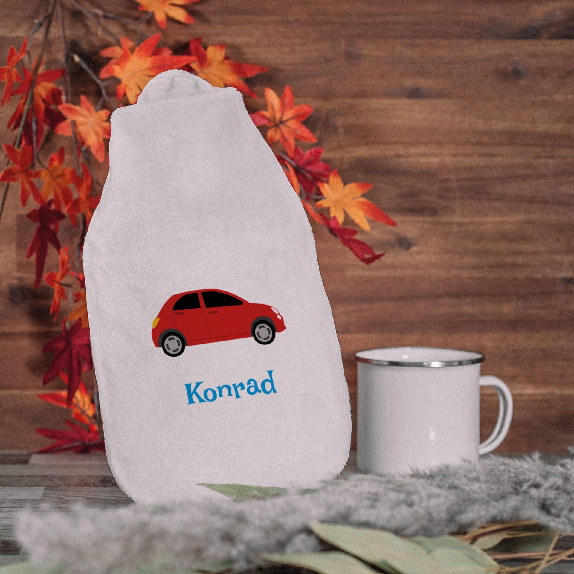 Wärmflasche "Auto" Für Kinder Mit Individuellem Druck Wärmflasche "Auto" Für Kinder Mit Individuellem Druck von stempelfabrikde