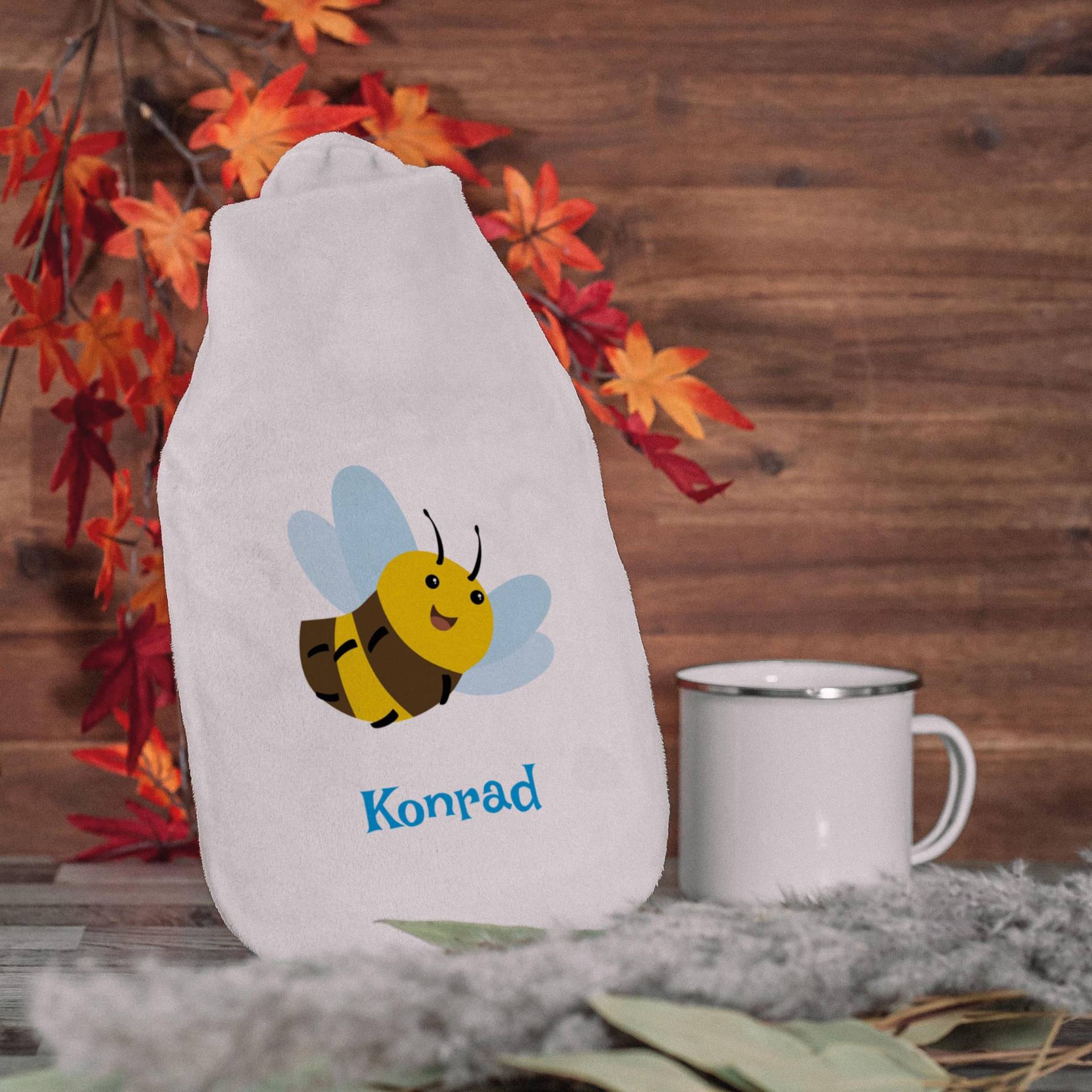 Wärmflasche "Biene" Für Kinder Mit Individuellem Druck Wärmflasche "Biene" Für Kinder Mit Individuellem Druck von stempelfabrikde