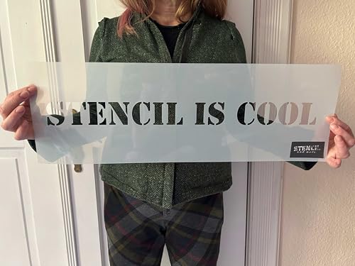 Steincil Is Cool – Personalisierte Textschablone mit Stencil Std Bold & vielen weiteren Schriften für kreative Slogans und Statements Steincil Is Cool – Personalisierte Textschablone mit Stencil Std Bold & vielen weiteren Schriften für kreative Slogans und Statements von stencil and more