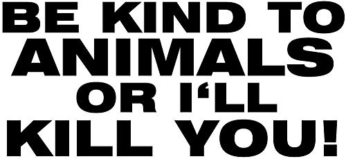 Be Kind To Animals Aufkleber Sticker Tierschutz Hunde Katzen Auto LKW Wohnmobil Tierfreund von sticker-dealer