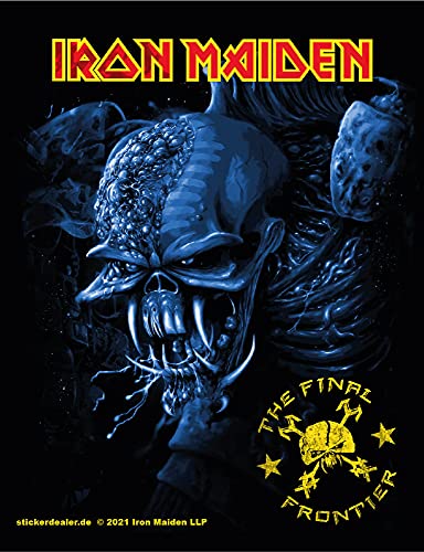 Iron Maiden Aufkleber Final Frontier Band Musik Heavy Metal Sticker ca. 13x10 cm von sticker-dealer