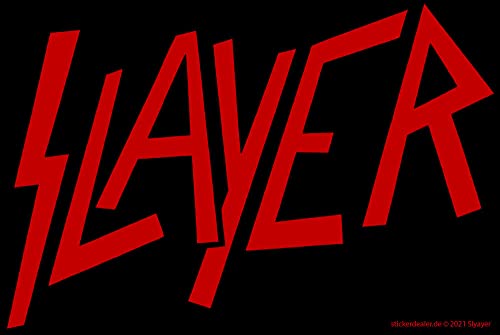 Slayer Logo Aufkleber Sticker Bands Trash-Metal ca.12x8 cm von sticker-dealer