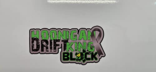2x Ken Block Aufkleber Driftking Drift Digitaldruck einzeln geschnitten Rally Hoonigan Sticker Schleife von stickerpoint24