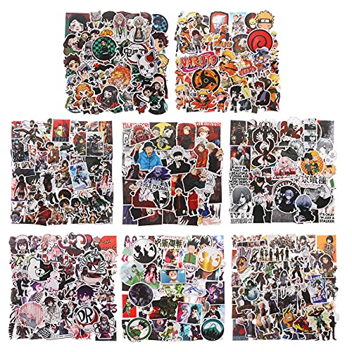 400PCS Anime Sticker Set, Beliebte Klassische Anime-Aufkleber-Packs für Wasserflaschen Laptop-Skateboard-Notebook-Aufkleber, wasserdichte Vinyl-Auto-Aufkleber für Erwachsene Kinder Teens von stickers home