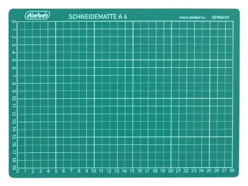 Schneidunterlage A 4 ca. 22 x 30 cm "selbstheilend" Schneidunterlage A 4 ca. 22 x 30 cm "selbstheilend" von stieber